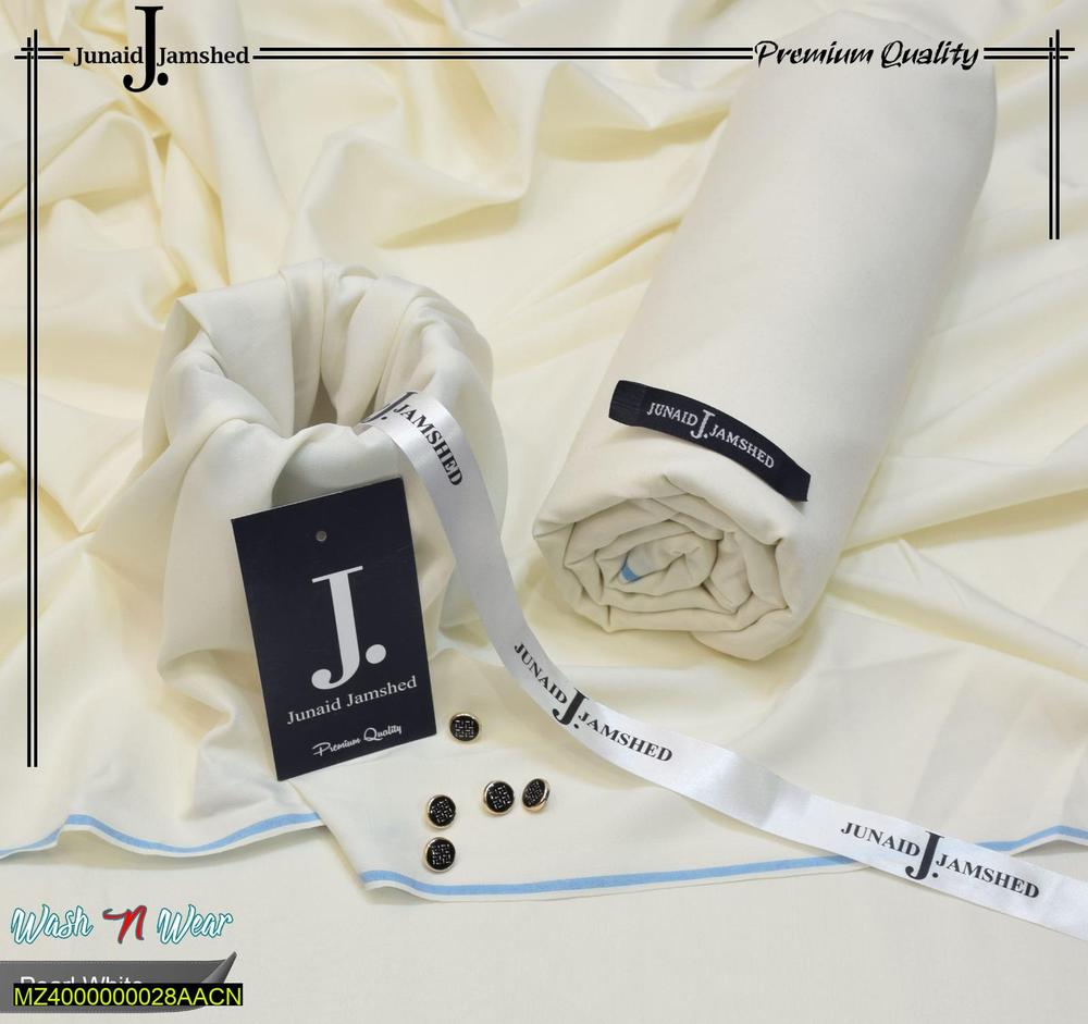 J.Men Unstitched Wash And Wear Plain Suit
