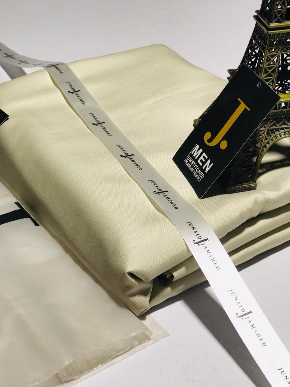 J.Men Unstitched Wash And Wear Plain Suit