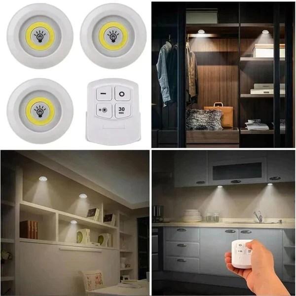 Multicolore Rechargeable LED Light With Remote Control