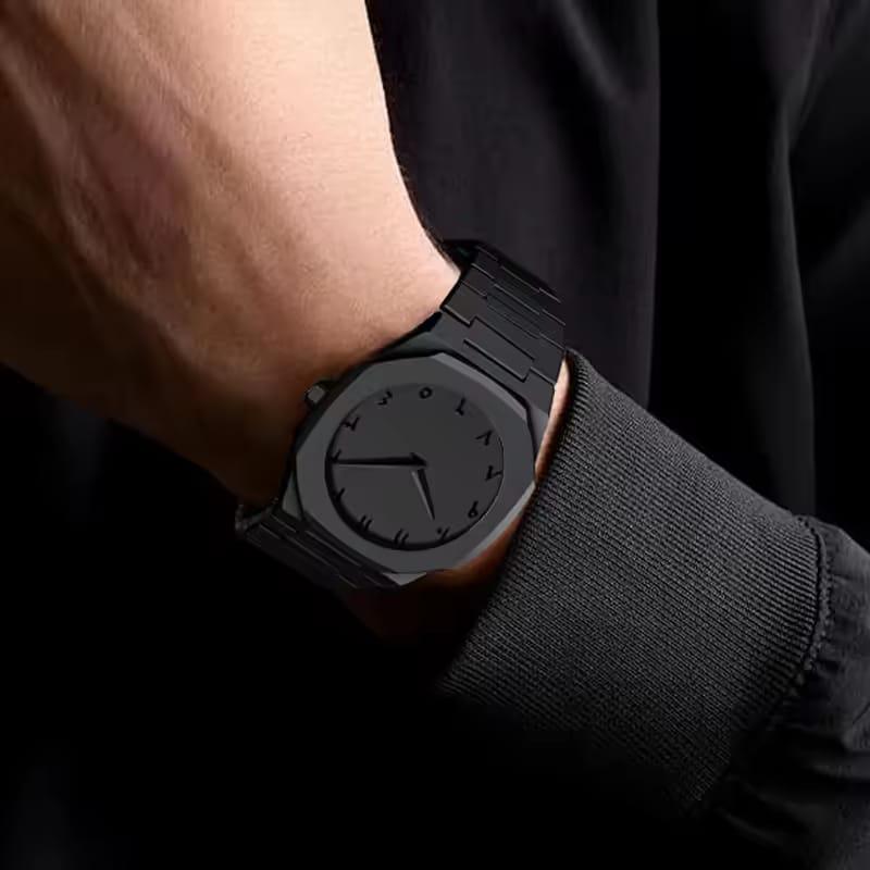 Men's Carbon Fiber Analogue Watch