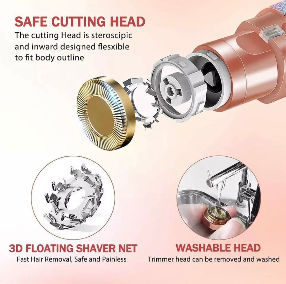 2 In 1 Electric Eyebrow Trimmer