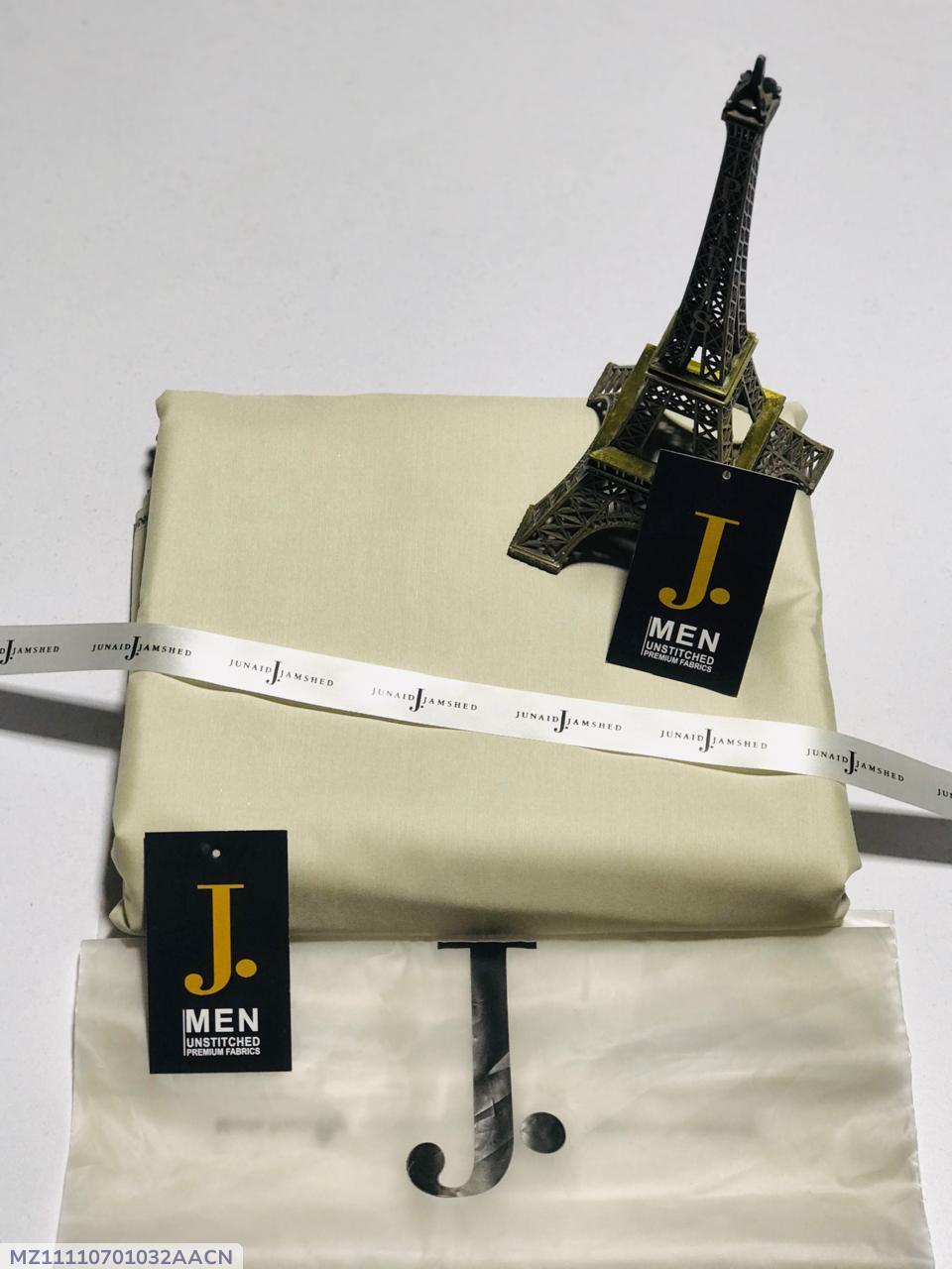 J.Men Unstitched Wash And Wear Plain Suit