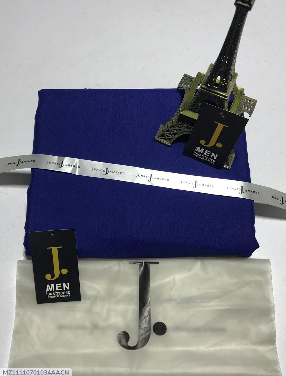 J.Men Unstitched Wash And Wear Plain Suit