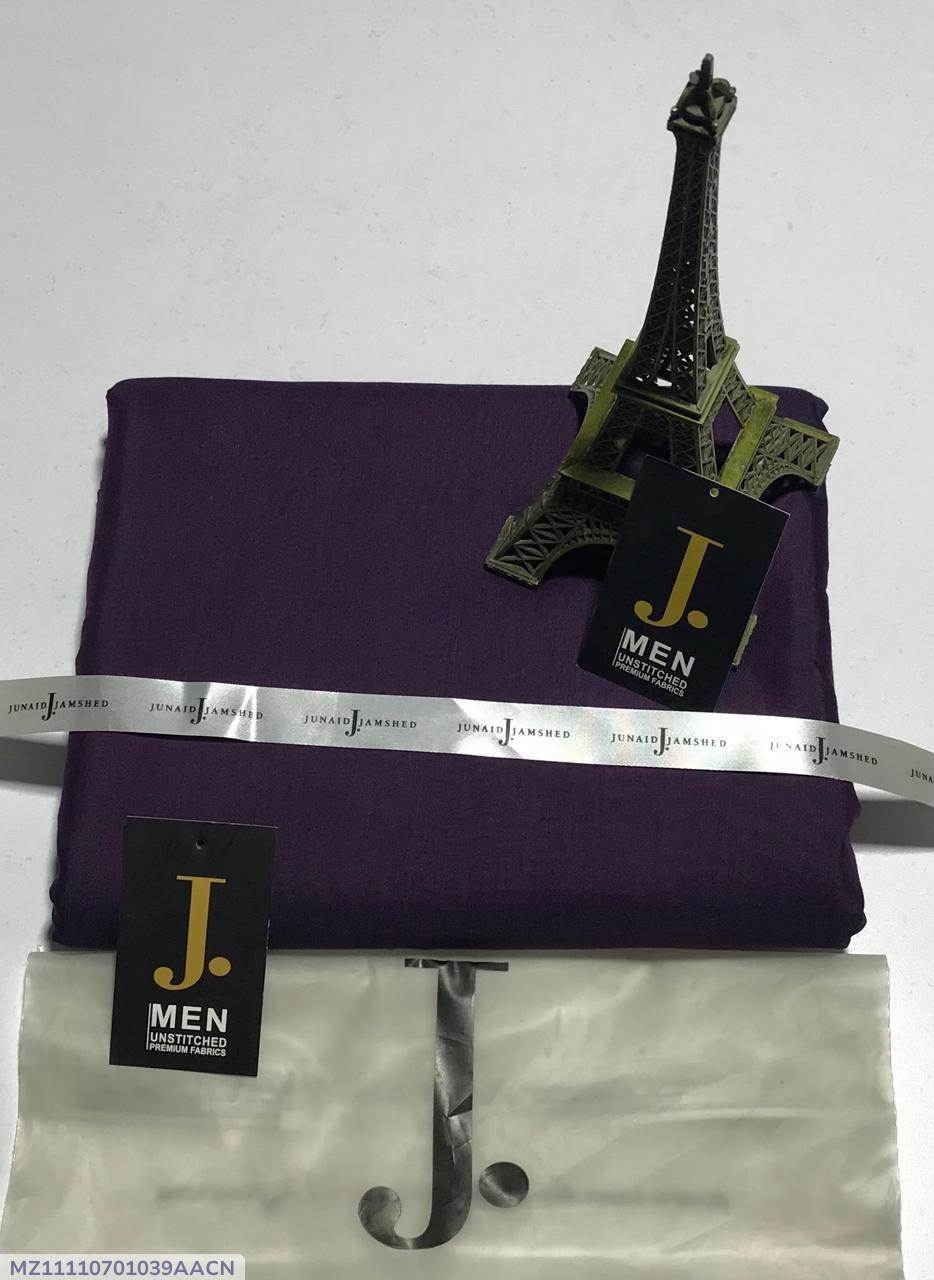 J.Men Unstitched Wash And Wear Plain Suit