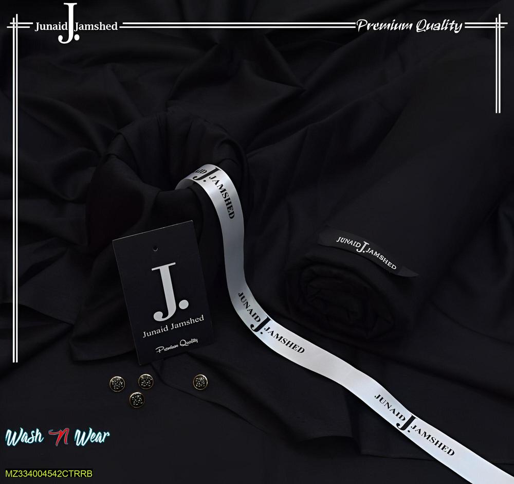 J.Men Unstitched Wash And Wear Plain Suit