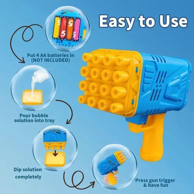 Water Bubble Machine Gun