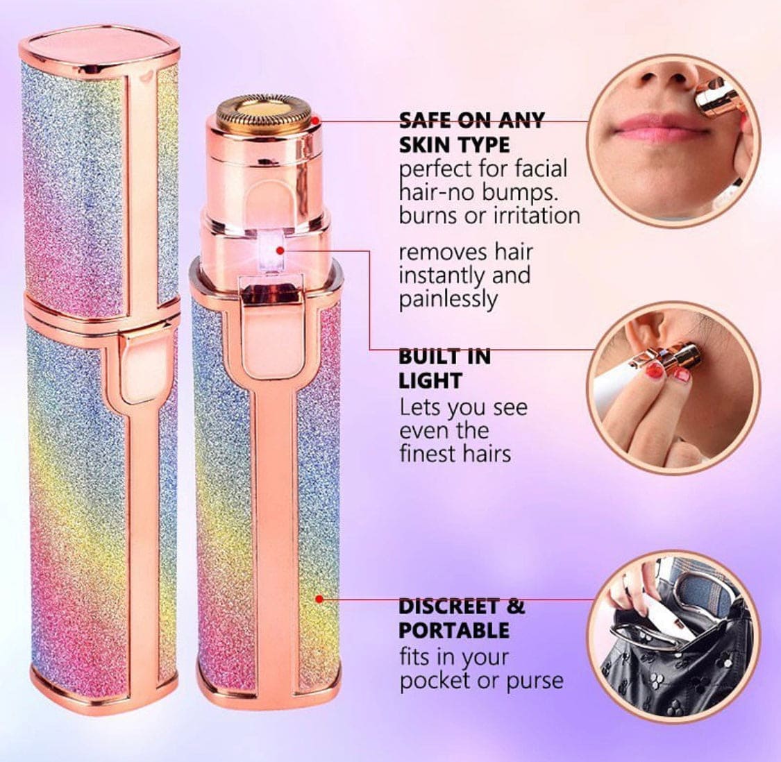 2 In 1 Electric Eyebrow Trimmer